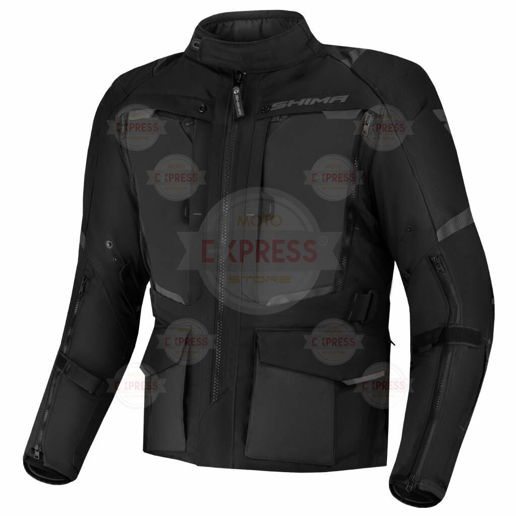 Shima Hero 2.0 Korumalı Motosiklet Montu Siyah XL