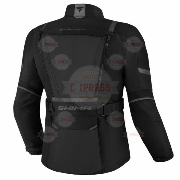 Shima Hero 2.0 Korumalı Motosiklet Montu Siyah XL