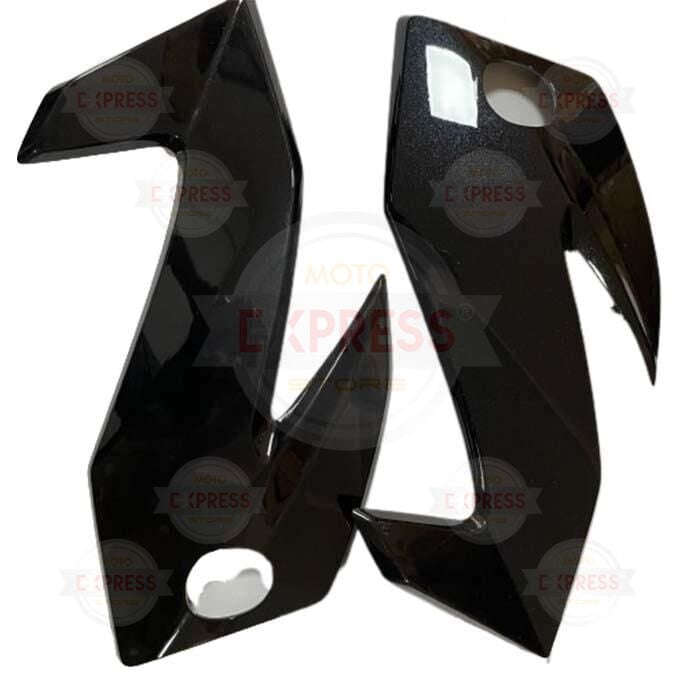 Honda CB125F Siyah Ön Siperlik Kafa Far Grenajı Muhafazası Çerçevesi Om