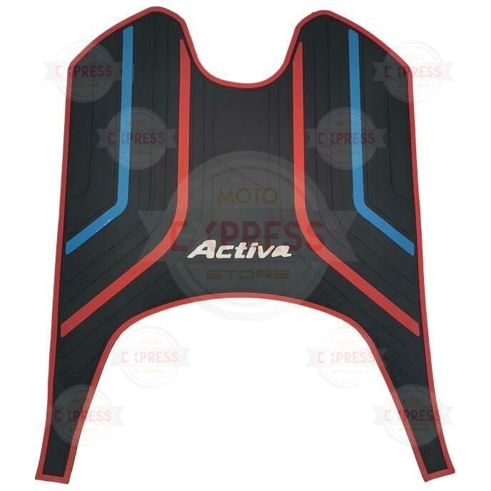 Honda Activa100 Mavi Alt Basamak Lastik Kauçuk Renkli Paspas Aksesuar
