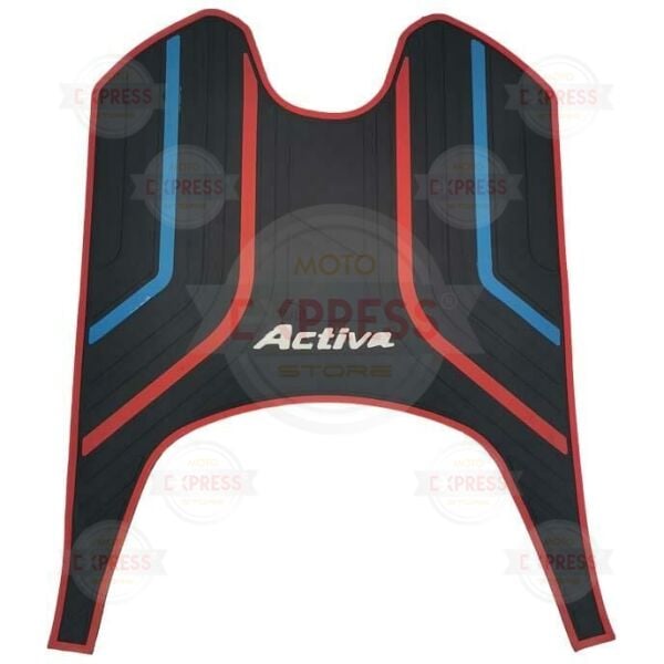 Honda Activa100 Mavi Alt Basamak Lastik Kauçuk Renkli Paspas Aksesuar