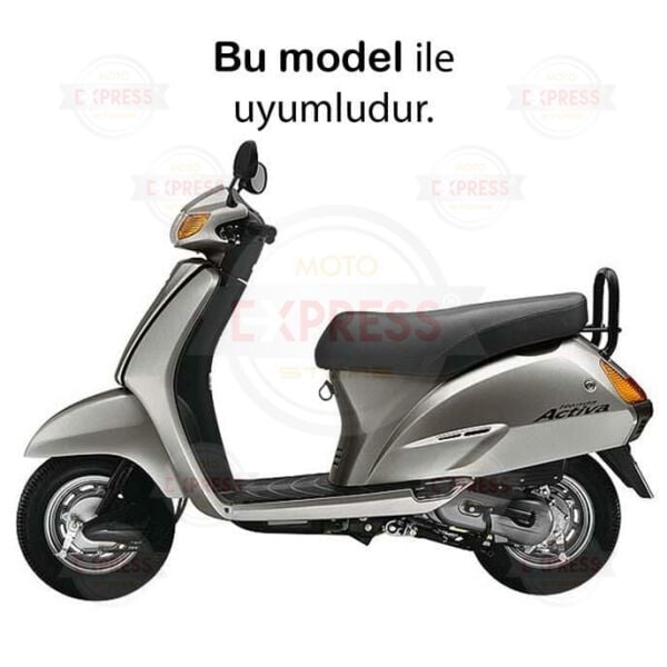 Honda Activa100 Mavi Alt Basamak Lastik Kauçuk Renkli Paspas Aksesuar