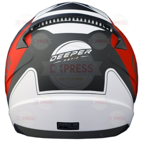 Ls2 Rapıd Deeper Mat Kırmızı-Siyah Kask S