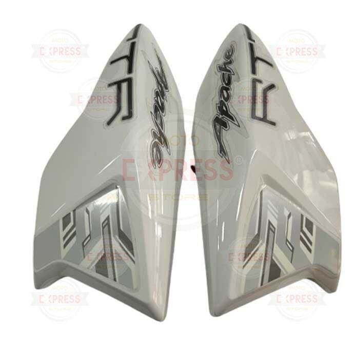 Tvs Apache RTR150 RTR180 2013-2016 Sağ Sol Depo Yanı Grenajı Beyaz-Gri
