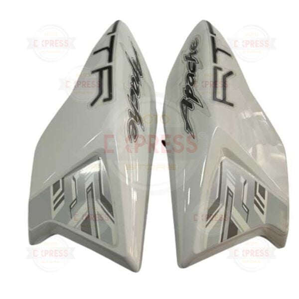 Tvs Apache RTR150 RTR180 2013-2016 Sağ Sol Depo Yanı Grenajı Beyaz-Gri