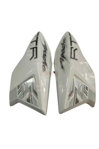 Tvs Apache RTR150 RTR180 2013-2016 Sağ Sol Depo Yanı Grenajı Beyaz-Gri