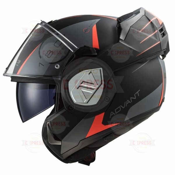 Ls2 Advant Codex Mat Siyah-Tıtanıum Kask S