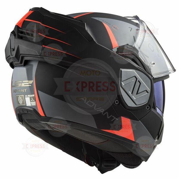 Ls2 Advant Codex Mat Siyah-Tıtanıum Kask S