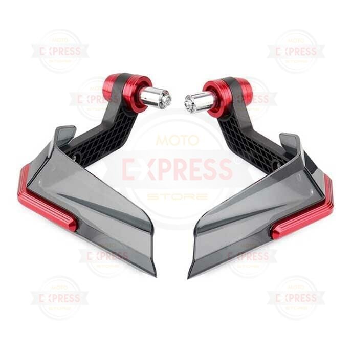 Universal Motosiklet Manet Elcik Koruma Rüzgarlık Kırmızı