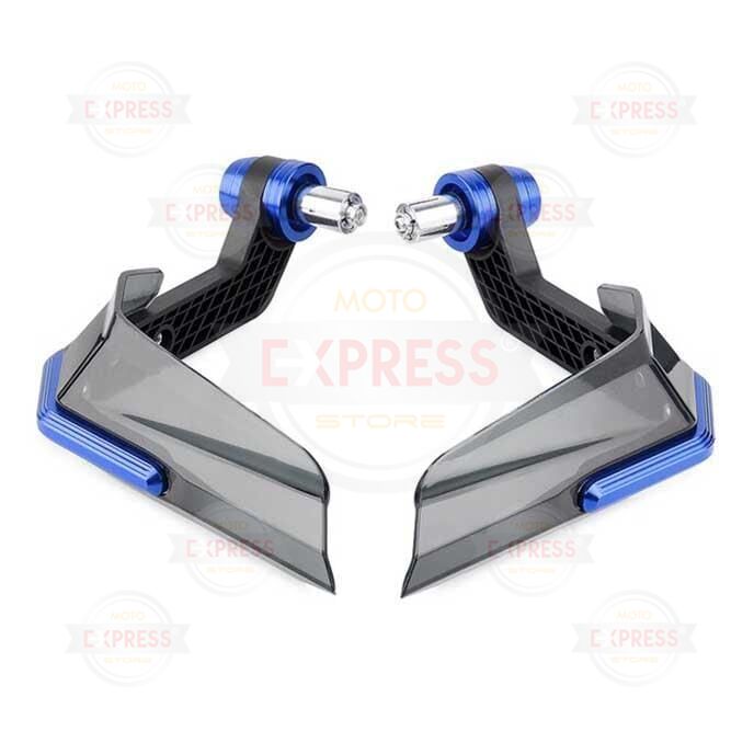 Universal Motosiklet Manet Elcik Koruma Rüzgarlık Mavi