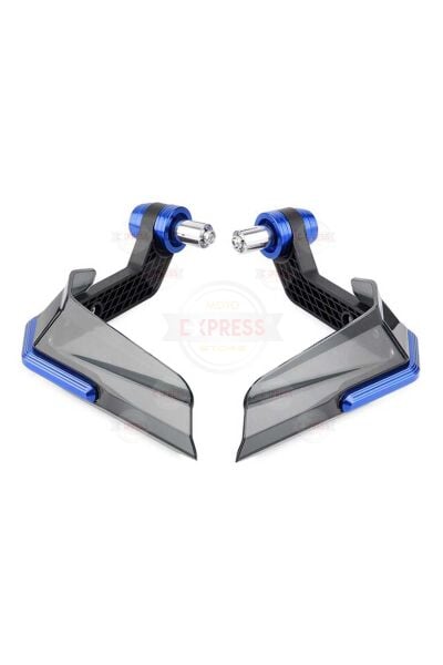 Universal Motosiklet Manet Elcik Koruma Rüzgarlık Mavi