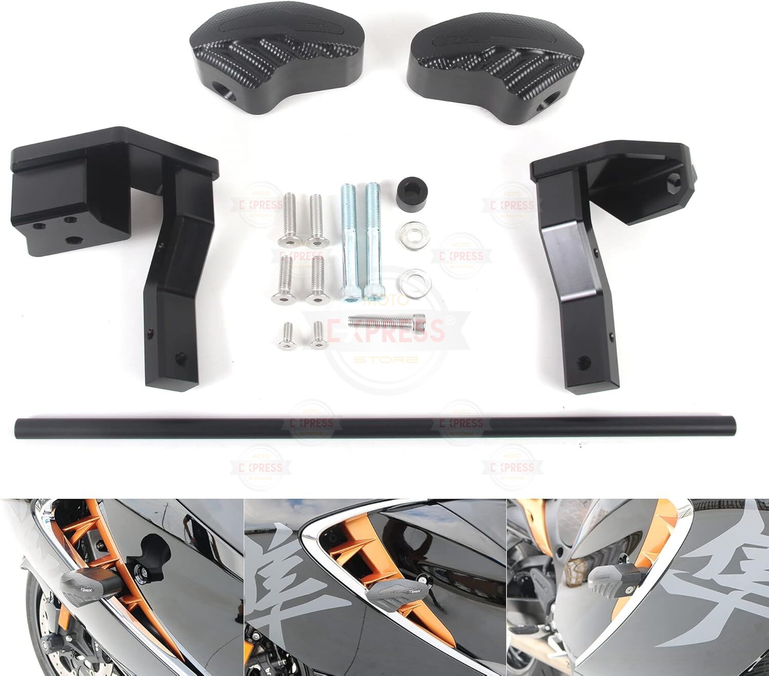 Suzuki GSX-R 1300 Hayabusa Gen3 2021-2025 Uyumlu Motor Koruma Takozu