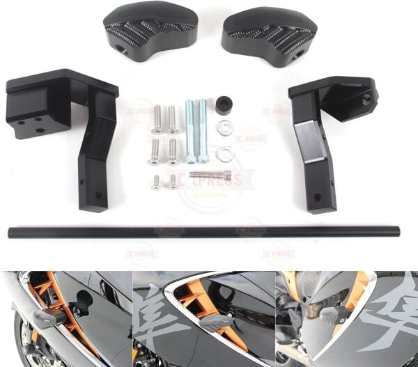 Suzuki GSX-R 1300 Hayabusa Gen3 2021-2025 Uyumlu Motor Koruma Takozu