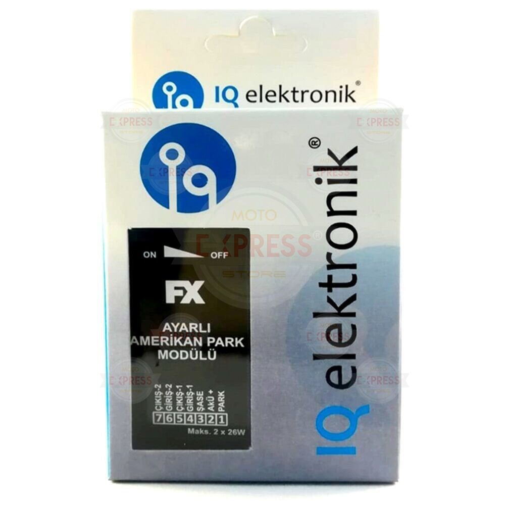 Moto Express MOTOSİKLET-ARAÇ AKILLI AMERİKAN PARK MODÜLÜ IQ FX KÜÇÜK KUTU