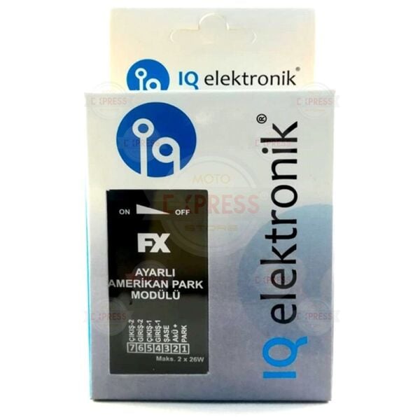Moto Express MOTOSİKLET-ARAÇ AKILLI AMERİKAN PARK MODÜLÜ IQ FX KÜÇÜK KUTU
