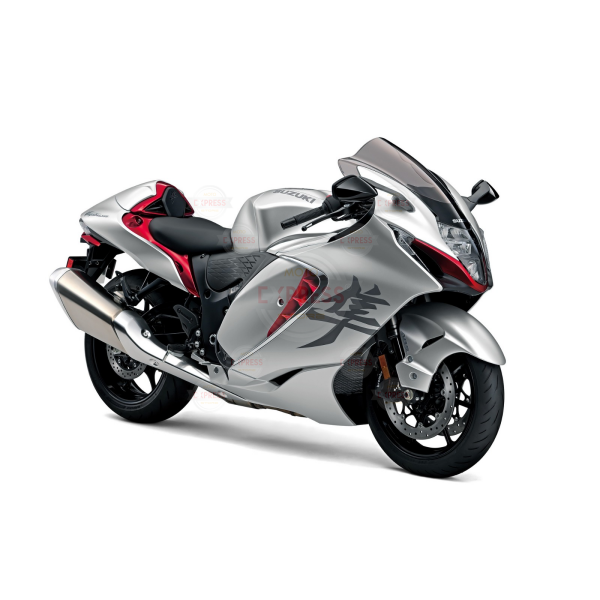 Suzuki Hayabusa 2021-2022 Gen3 Gri Kırmızı Mono Kapak