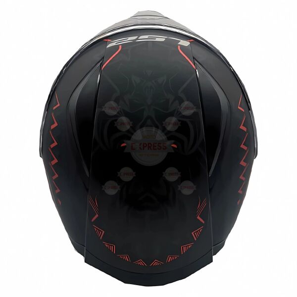 Ls2 Rapıd Takaroa Mat Siyah-Kırmızı Kask XXL