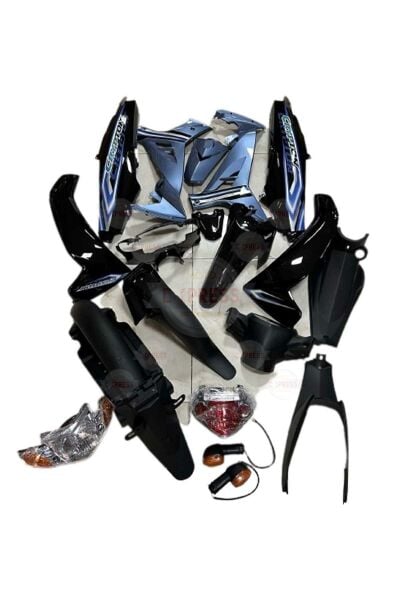 Yamaha Crypton C8 Siyah Komple Grenaj Kaporta Seti Cs