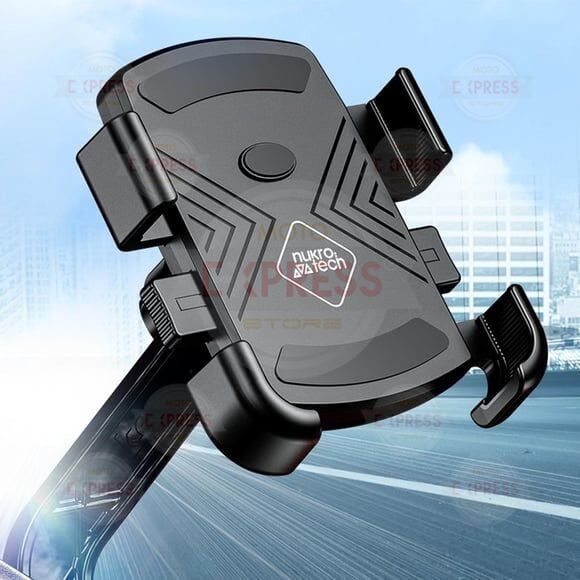 Nukrotech GKN53 Ayna Dibi Bağlantılı Motosiklet Telefon Tutucusu
