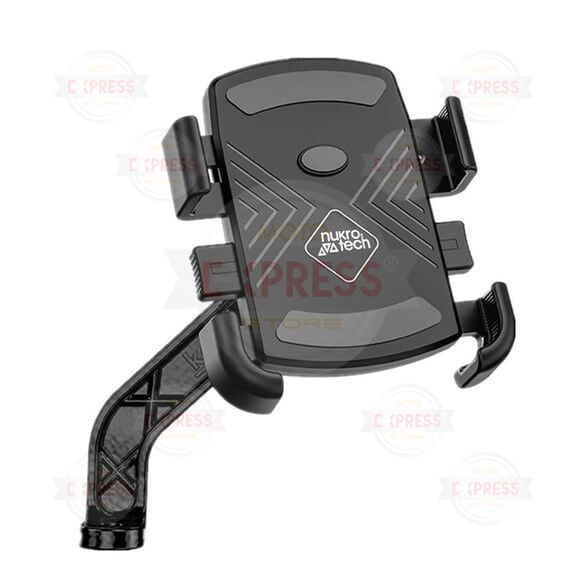 Nukrotech GKN53 Ayna Dibi Bağlantılı Motosiklet Telefon Tutucusu