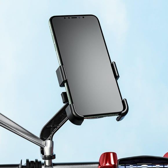 Nukrotech GKN53 Ayna Dibi Bağlantılı Motosiklet Telefon Tutucusu