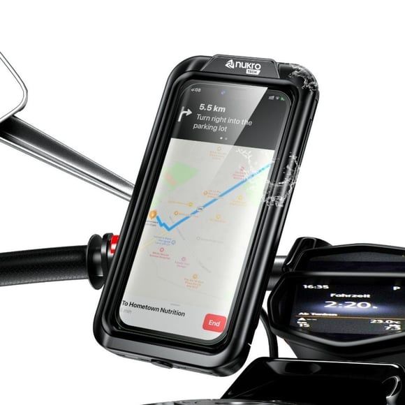 Nukrotech M18 -53 Döküm Ayna Dibi Bağlantılı Suya Dayanıklı Telefon Tutucu