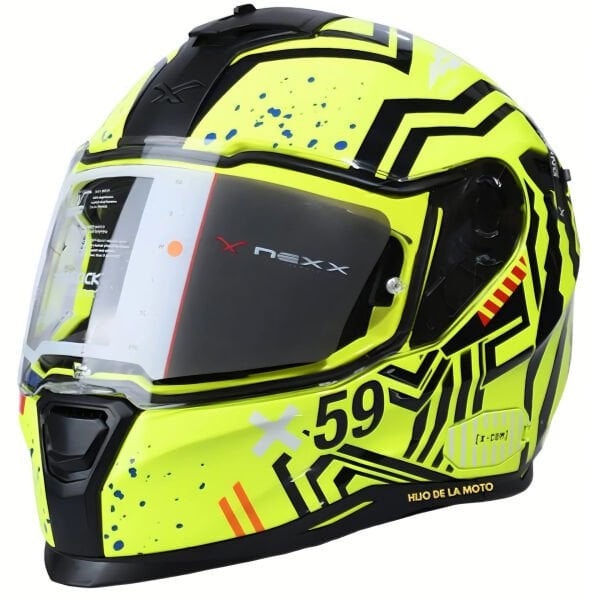NEXX SX.100 ENIGMA NEON SARI-SİYAH KASK