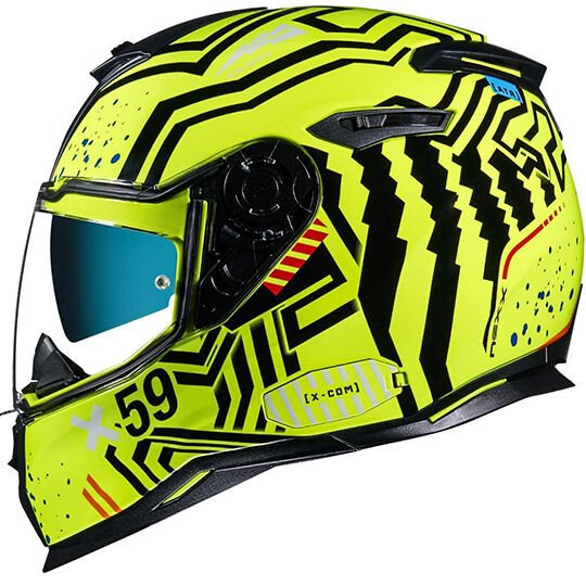 NEXX SX.100 ENIGMA NEON SARI-SİYAH KASK