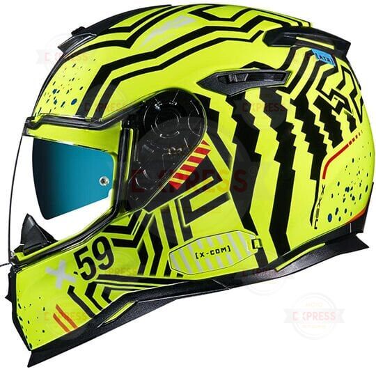Nexx Sx.100 Enıgma Neon Sarı-Siyah Kask L