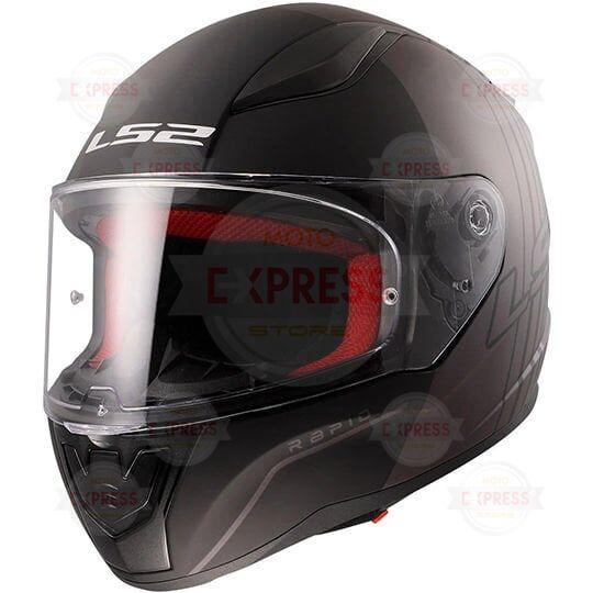 Ls2 Rapıd Multıply Mat Siyah-Gri Kask XL