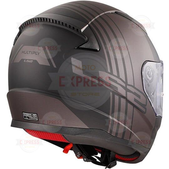 Ls2 Rapıd Multıply Mat Siyah-Gri Kask XL