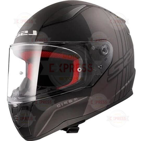 Ls2 Rapıd Multıply Mat Siyah-Gri Kask XL