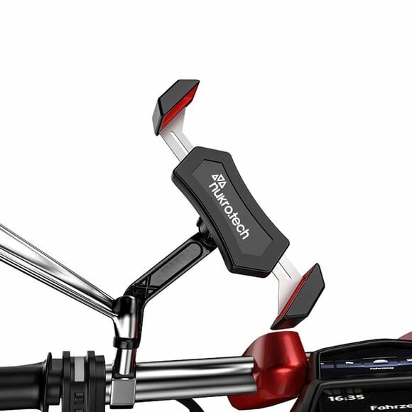 Nukrotech MLS Ayna Dibi Bağlantılı Motosiklet Telefon Tutucusu