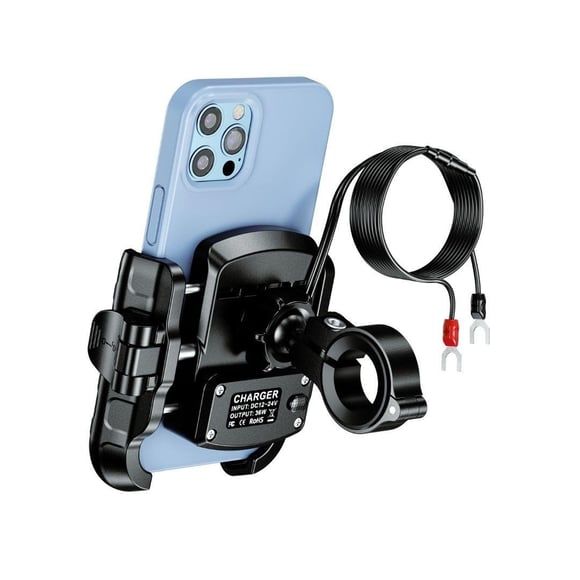 Nukrotech MR PLUS TYPE C Şarjlı Motosiklet Telefon Tutucusu