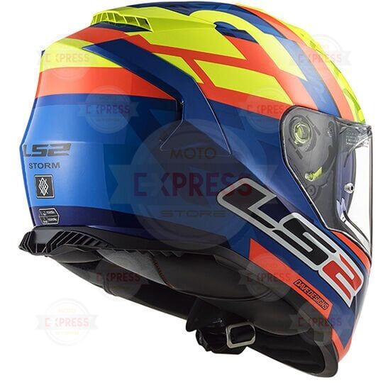 Ls2 Storm 2 Salvador Replıca Mavi-Neon Sarı Kask S