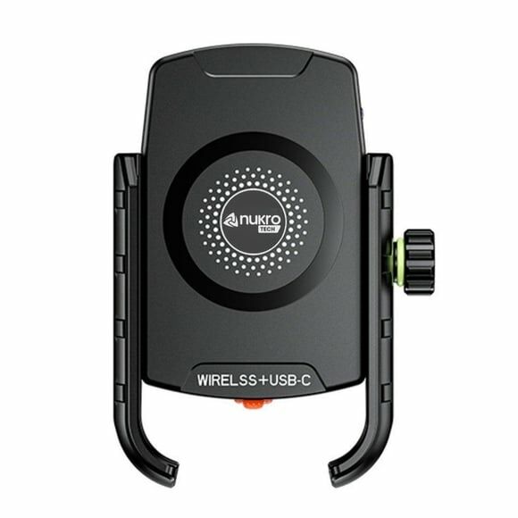 Nukrotech SF PLUS Wireless Şarjlı ve TYPE C Motosiklet Telefon Tutucusu