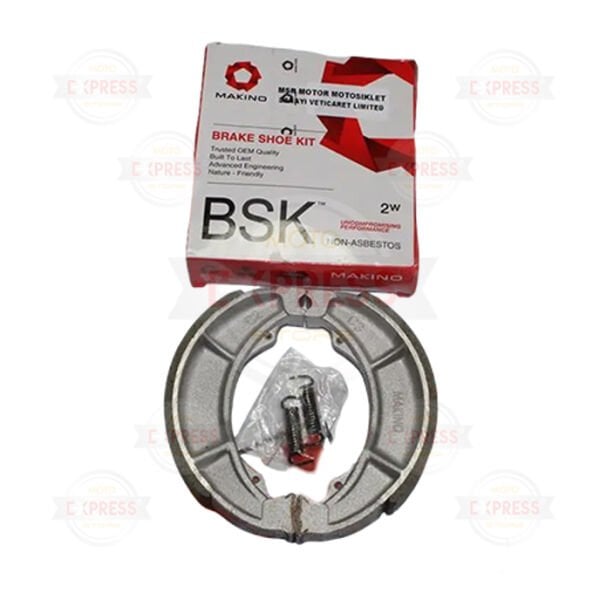 Tvs Raider 125 -Apache 150 - Wego 110 -Jupiter 110- Zest 110 -Ntorq 125 Arka Fren Balata Hindistan Makino