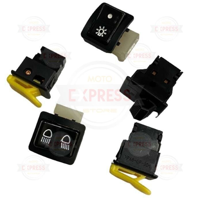 GY6 50cc Scooter Kumanda Marş Far Sinyal Korna Düğmesi Seti