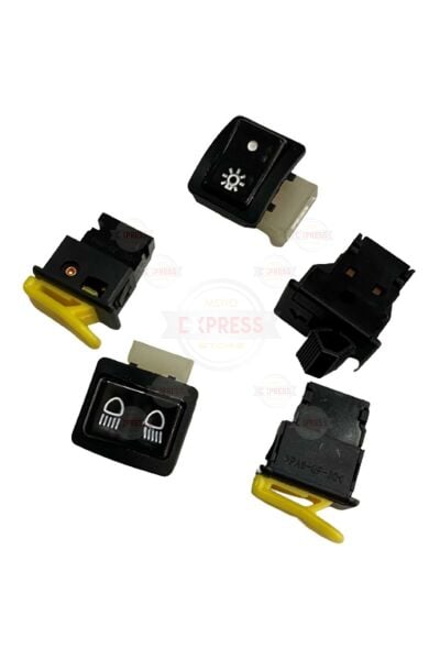 GY6 50cc Scooter Kumanda Marş Far Sinyal Korna Düğmesi Seti