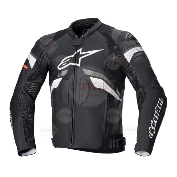 Alpinestars GP Plus R V3 Rideknit Deri Korumalı Motosiklet Montu Siyah
