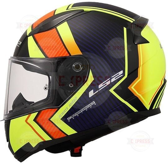 Ls2 Rapıd 2 Extra Mat Neon Sarı-Navy Mavi Kask