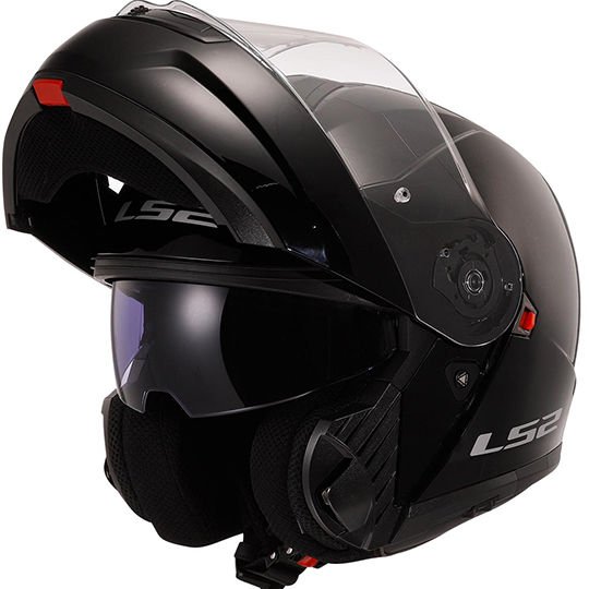 LS2 STROBE 2 SİYAH KASK