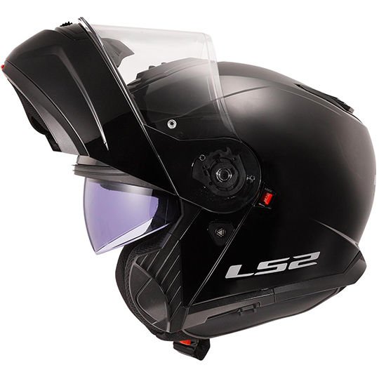 LS2 STROBE 2 SİYAH KASK