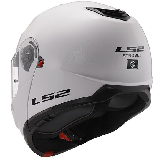 LS2 STROBE 2 BEYAZ KASK
