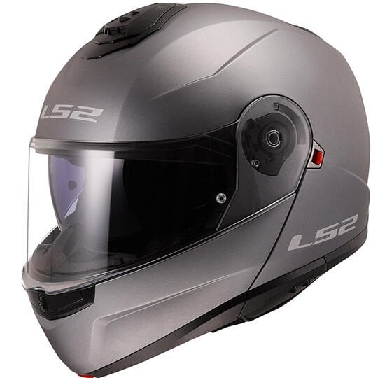 LS2 STROBE 2 MAT TITANIUM KASK