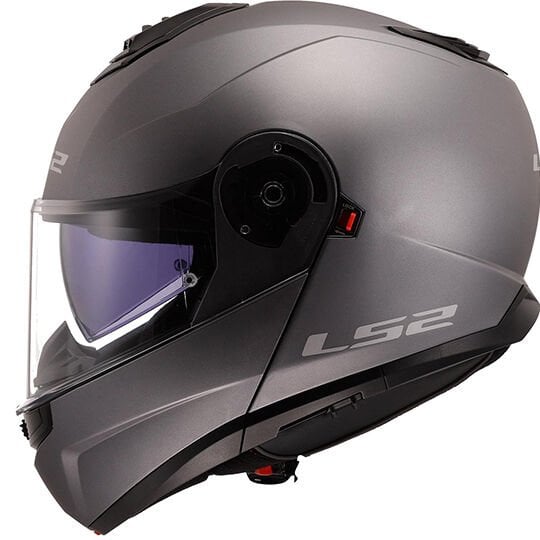 LS2 STROBE 2 MAT TITANIUM KASK