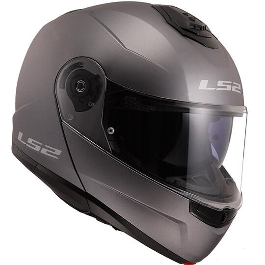 LS2 STROBE 2 MAT TITANIUM KASK