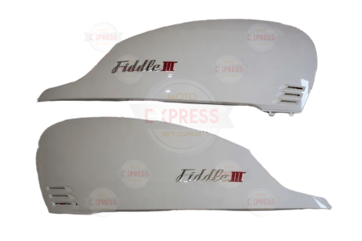 Sym Fiddle 3 125-200 Sağ Sol Yan Kapak Beyaz