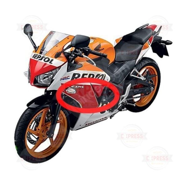 Honda Cbr250R 2014-2017 Repsol Sol Ön Büyük Grenaj Etiketi Sticker A