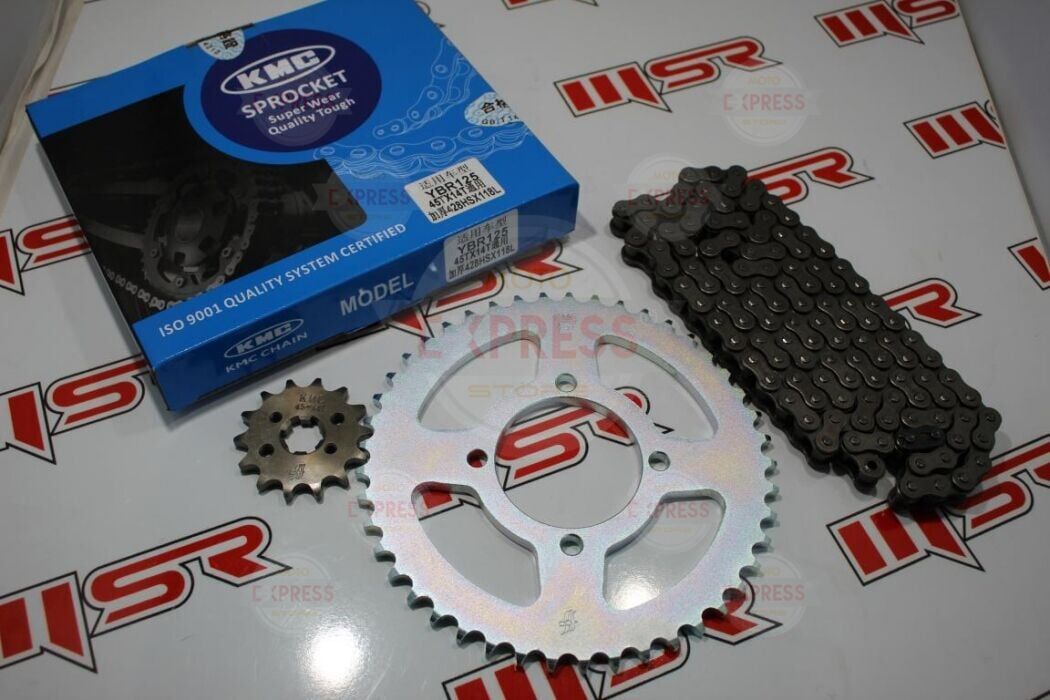 Moto Express DİŞLİ SETİ YBR 125 14T 45T 428HX118L BAKLA KMC